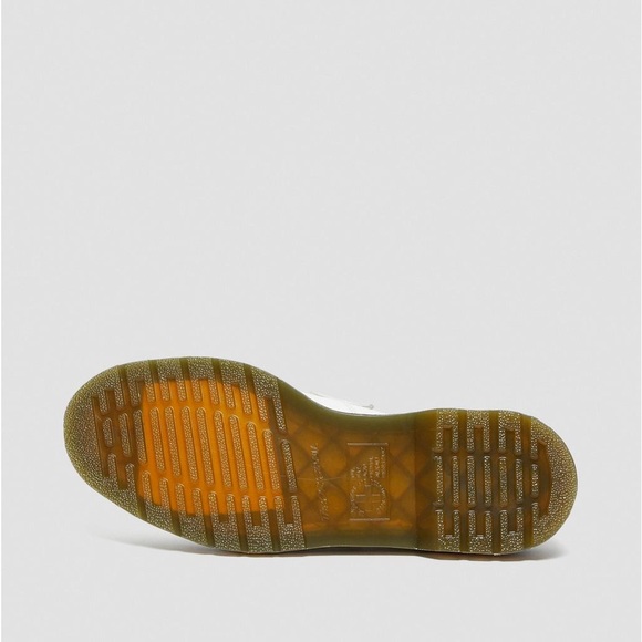 DR MARTENS ADRIAN YELLOW STITCH LEATHER TASSEL LOAFERS WHITE SMOOTH LEATHER - Picture 8 of 8